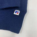 Vintage Navy Russell Athletic Blank Swearer Made in USA Size L