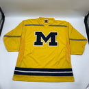 Vintage Michigan Wolverines Hockey Jersey Size XL