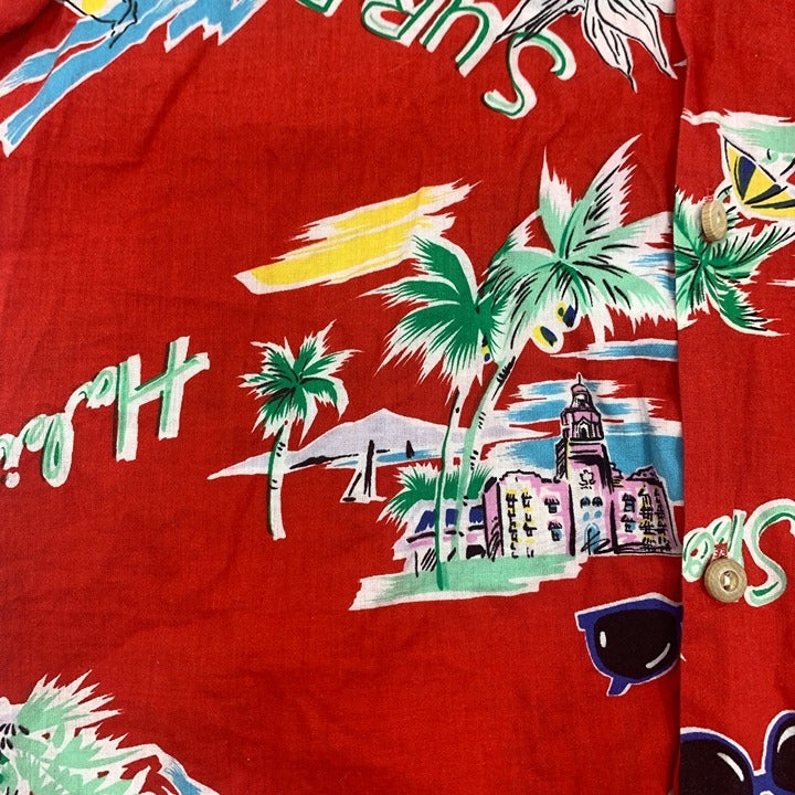 Vintage Paradise Found Hawaiian Shirt  Made In USA