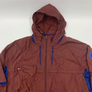 Lightweight Hooded Maroon Nike Windbreaker Size L