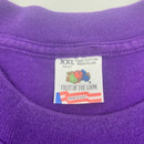 Purple Fruit Of The Loom Single Stitch Blank T-shirt Size 2XL Made in USA