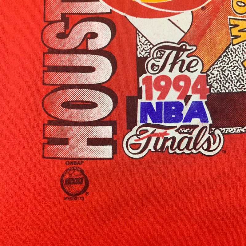 90s Houston Rockets World Champs T-shirt Size XL