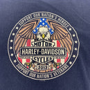 Harley Davidson Support Our Veterans Eagle T-shirt Size L