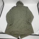 Vintage 80s US Army Night Camouflage Fishtail Parka Size M