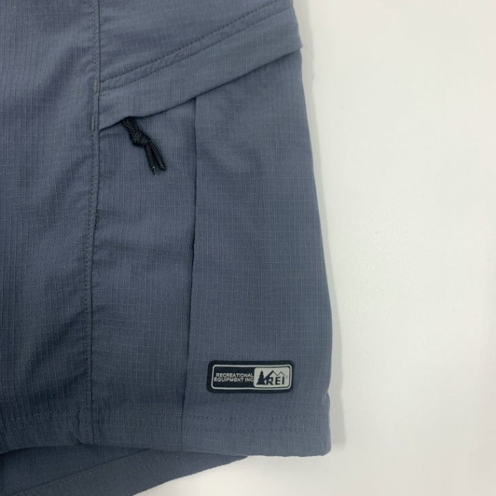 Gray REI Nylon Hiking Shorts Size M