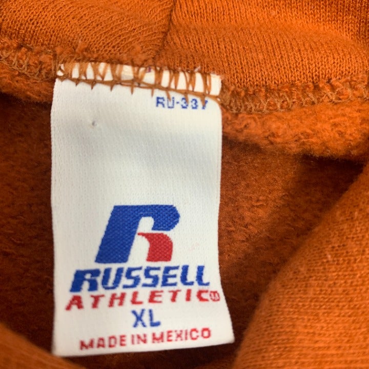 Burnt Orange Texas Longhorns Russell Athletic Hoodie