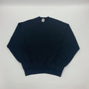 Vintage Jerzees Black Blank Sweater Size M Made in USA