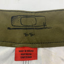 Olive Green Oakley Skull Wings Board Shorts Size 33