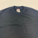 Tee Jays Black Single Stitch Pocket T-shirt Made in USA Size XL