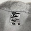 Gray Los Angeles Apparel 14oz Heavy Fleece Sweater Size S Made in USA