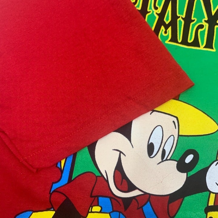 Vintage Disney Mickey Mouse Italy T-shirt Size XL