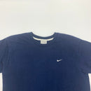 Navy Blue Nike Embroidered T-Shirt Size L