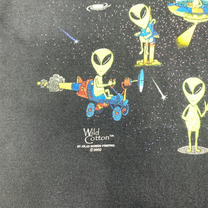 2002 Alien UFO Museum T-shirt size M