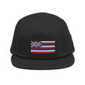 Hawaii Flag Five Panel Camper Hat