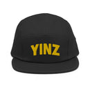 Yinz Black & Gold Five Panel Camper Hat