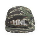 HNL Honolulu Airport Code Five Panel Camper Hat