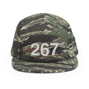 267 Philadelphia Area Code Five Panel Camper Hat