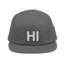 Hawaii HI Five Panel Camper Hat