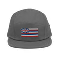 Hawaii Flag Five Panel Camper Hat