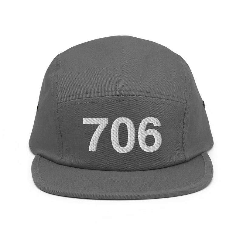 706 Athens GA Area Code Five Panel Cap