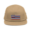 Hawaii Flag Five Panel Camper Hat