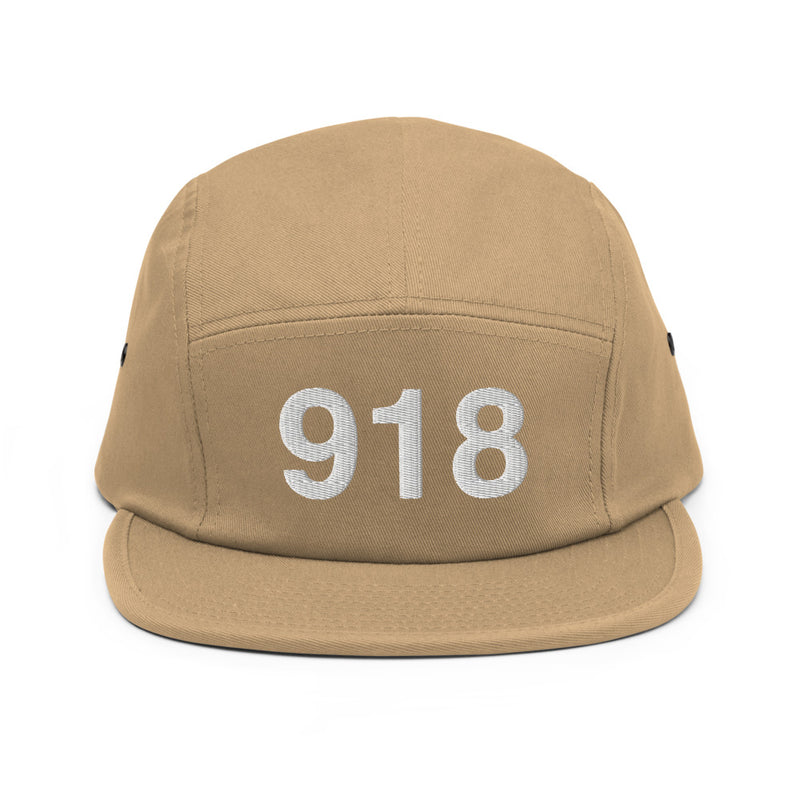 918 Tulsa Area Code Five Panel Camper Hat