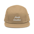 Cursive North Carolina Camper Hat