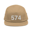 574 South Bend IN Area Code Camper Hat
