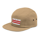 Washington DC Flag Five Panel Camper Hat