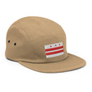 Washington DC Flag Five Panel Camper Hat