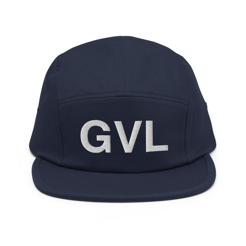 GVL Greenville SC Airport Code Five Panel Camper Hat