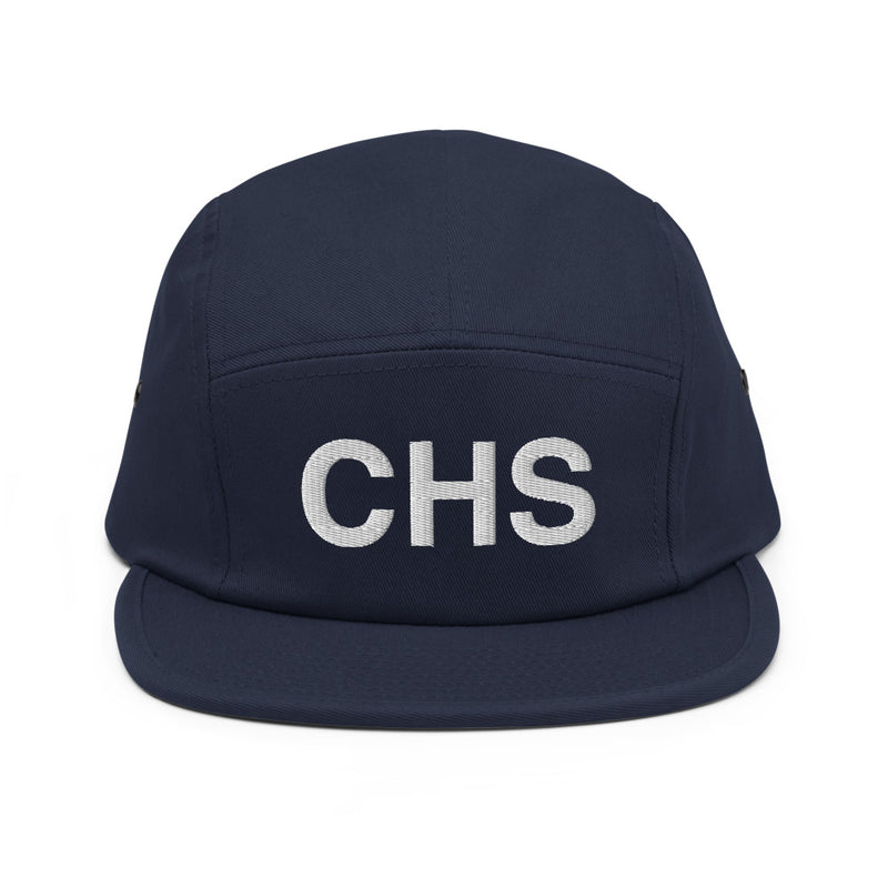 CHS Charleston SC Airport Code Five Panel Camper Hat