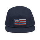 Hawaii Flag Five Panel Camper Hat