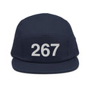 267 Philadelphia Area Code Five Panel Camper Hat