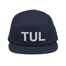 TUL Tulsa Airport Code Five Panel Camper Hat