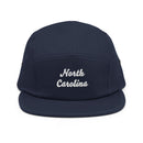 Cursive North Carolina Camper Hat