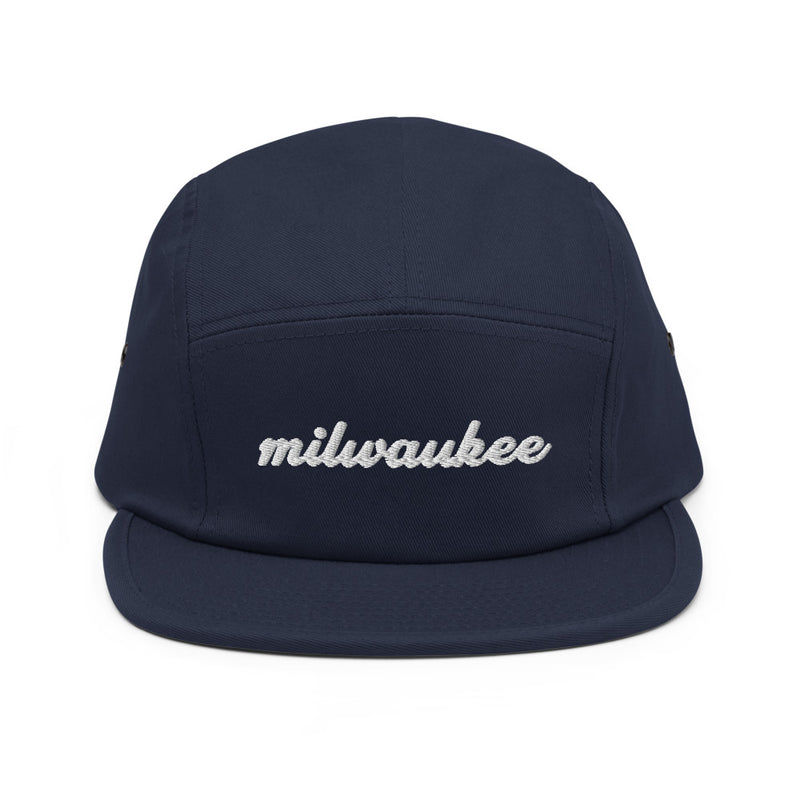 Cursive Milwaukee Camper Hat