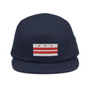 Washington DC Flag Five Panel Camper Hat