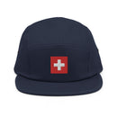 Switzerland Flag Five Panel Camper Hat
