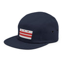 Washington DC Flag Five Panel Camper Hat