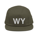 Wyoming WY Five Panel Camper Hat