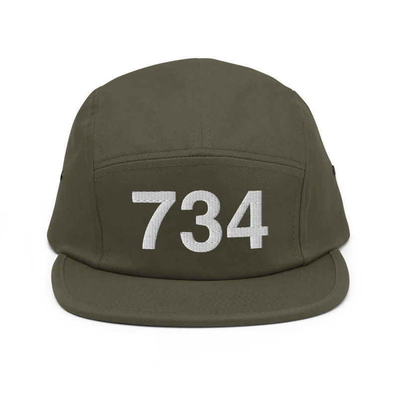 734 Ann Arbor MI Area Code Camper Hat