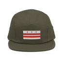 Washington DC Flag Five Panel Camper Hat
