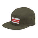 Washington DC Flag Five Panel Camper Hat