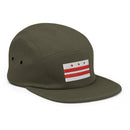 Washington DC Flag Five Panel Camper Hat
