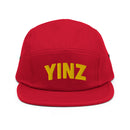Yinz Black & Gold Five Panel Camper Hat