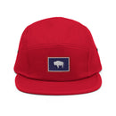 Wyoming Flag Five Panel Camper Hat