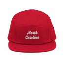 Cursive North Carolina Camper Hat