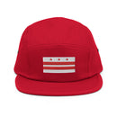 Washington DC Flag Five Panel Camper Hat