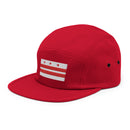Washington DC Flag Five Panel Camper Hat
